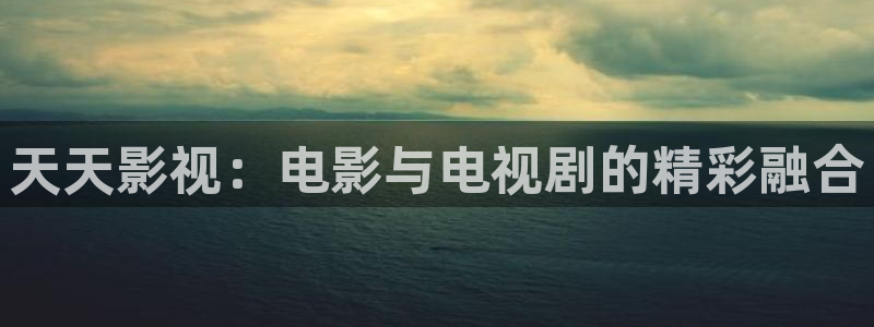 北京麦田：天天影视：电影与电视剧的精彩融合